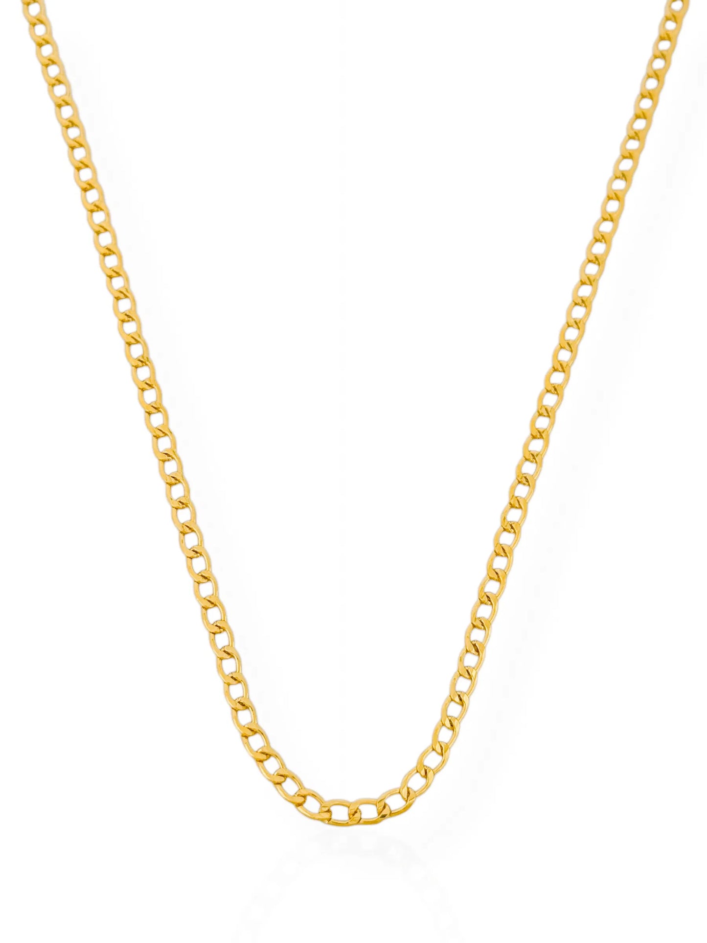 Choker Folheado a Ouro 18k Corrente Fina