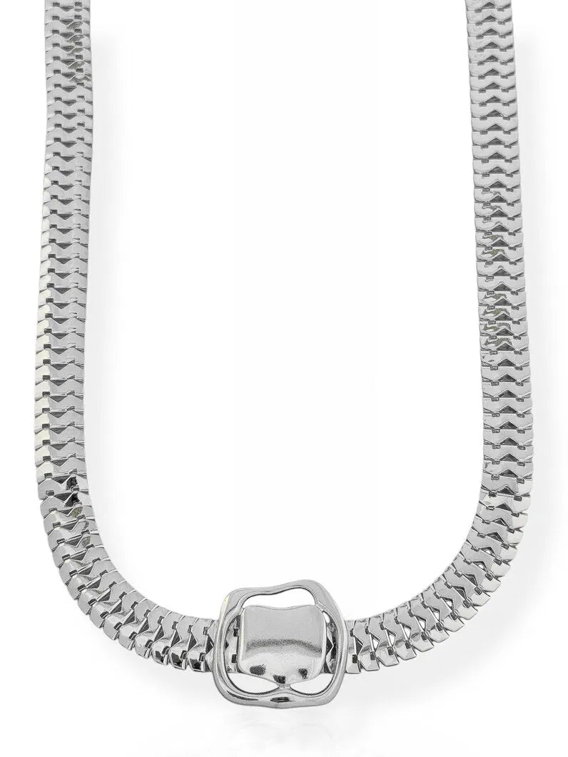 Colar Choker Folheado a Prata 925 Reforçado - Prata