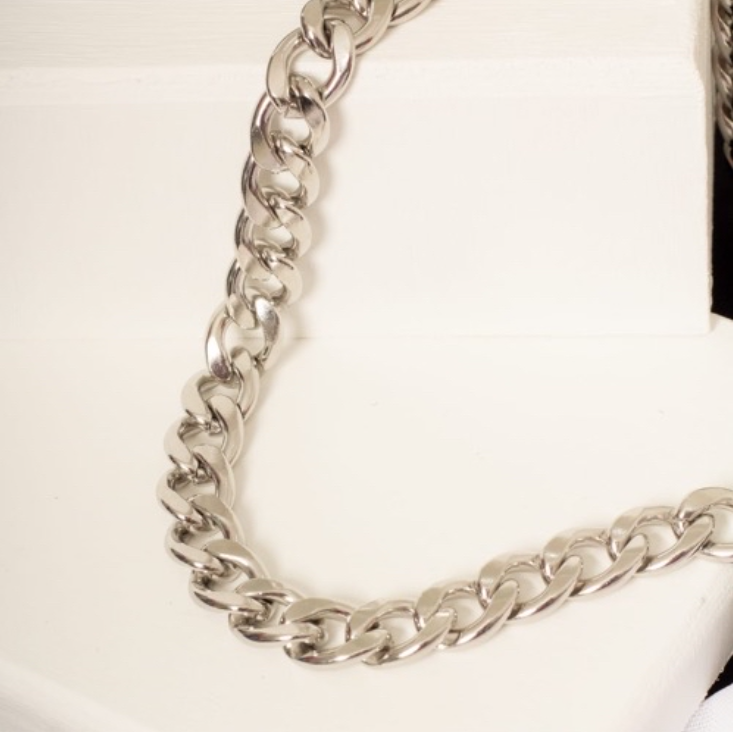 Corrente Masculina Grumet 60cm - 11mm em Aço Inoxidável