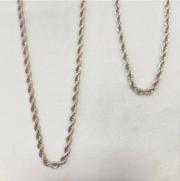 Cordão Baiano Masculino 4mm em Aço Inoxidável