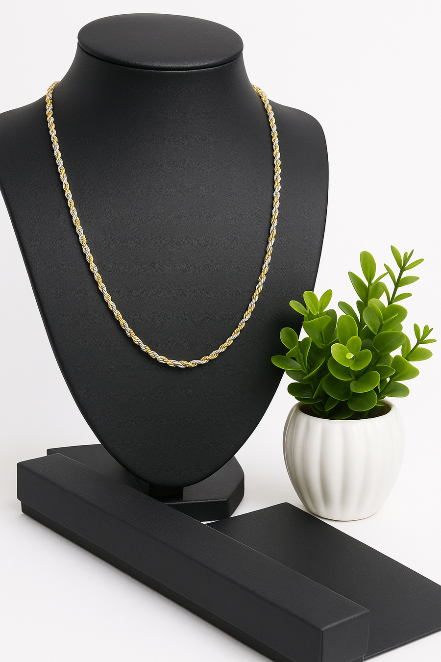 Cordão Baiano Duo Elegance – 2mm - Aço Inoxidável