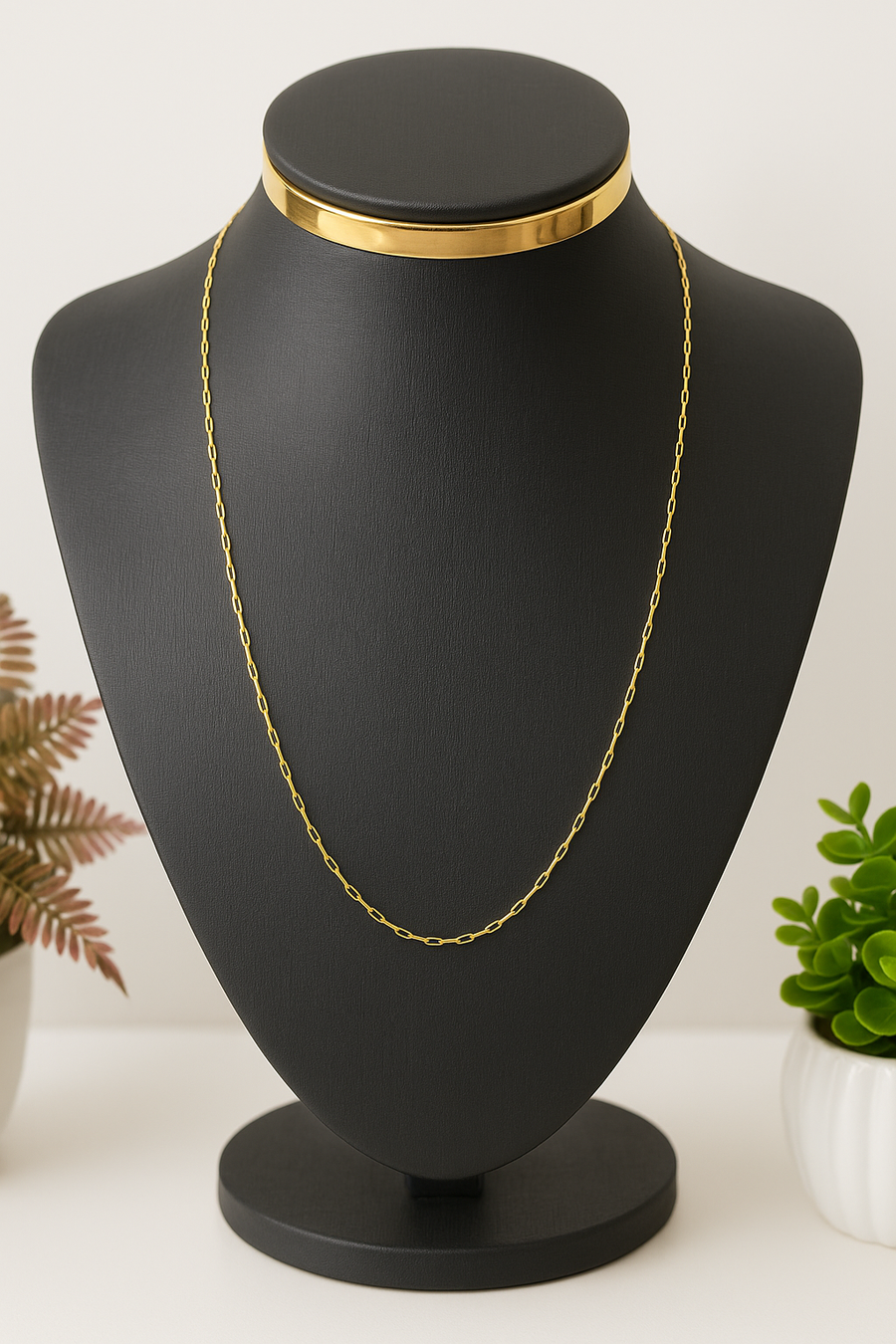 Corrente Elo Veneziana Slim – Banhada a Ouro