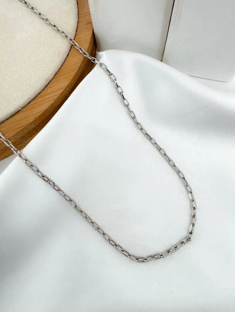 Colar Masculino Semi Joia Elos Finos