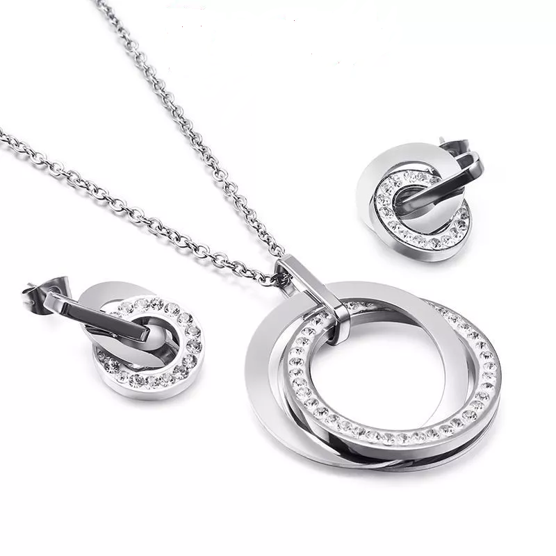 Conjunto Elegance Duo com Pedras